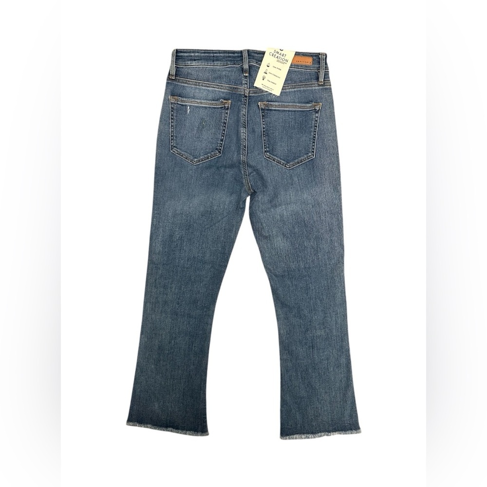 SANCTUARY Denim Connector Kick Crop Standard Rise Women Size 27 $169 MSRP NWT - Picture 6 of 11